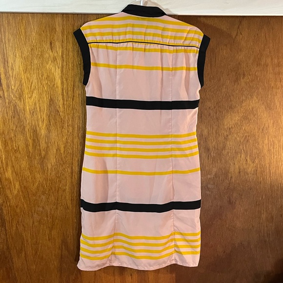 JASON WU for Target Striped Dress in Pink & Yellow Sz S - Picture 2 of 4
